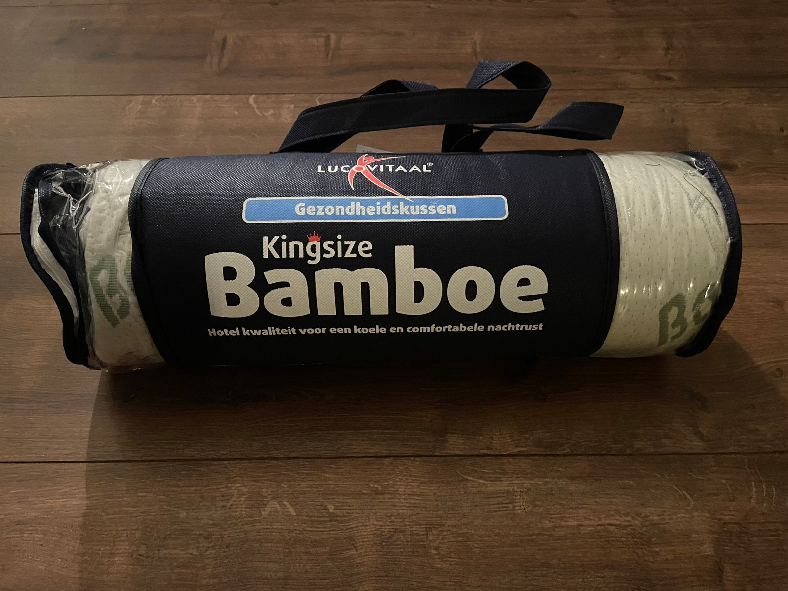 Bamboe hoofdkussens Lucovitaal, Overige merken, Wit, Hoofdkussen, Nieuw