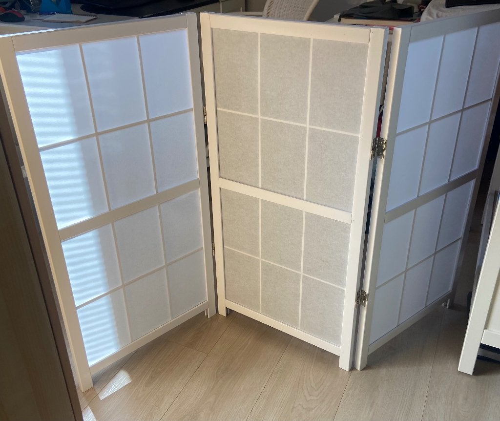 Vensterbankscherm, Huis en Inrichting, Ophalen, Zo goed als nieuw