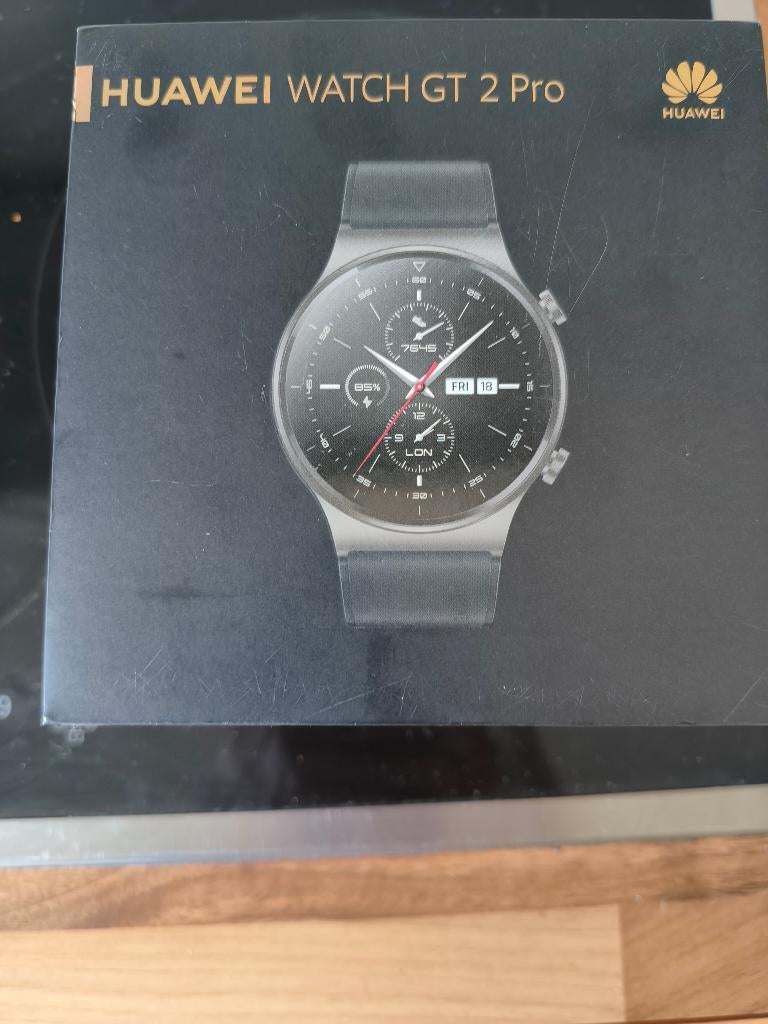 smartwatch Huawei GT 2 Pro 46, Sieraden, Tassen en Uiterlijk, Smartwatches, Zwart, Ophalen of Verzenden, Zo goed als nieuw, Waterdicht