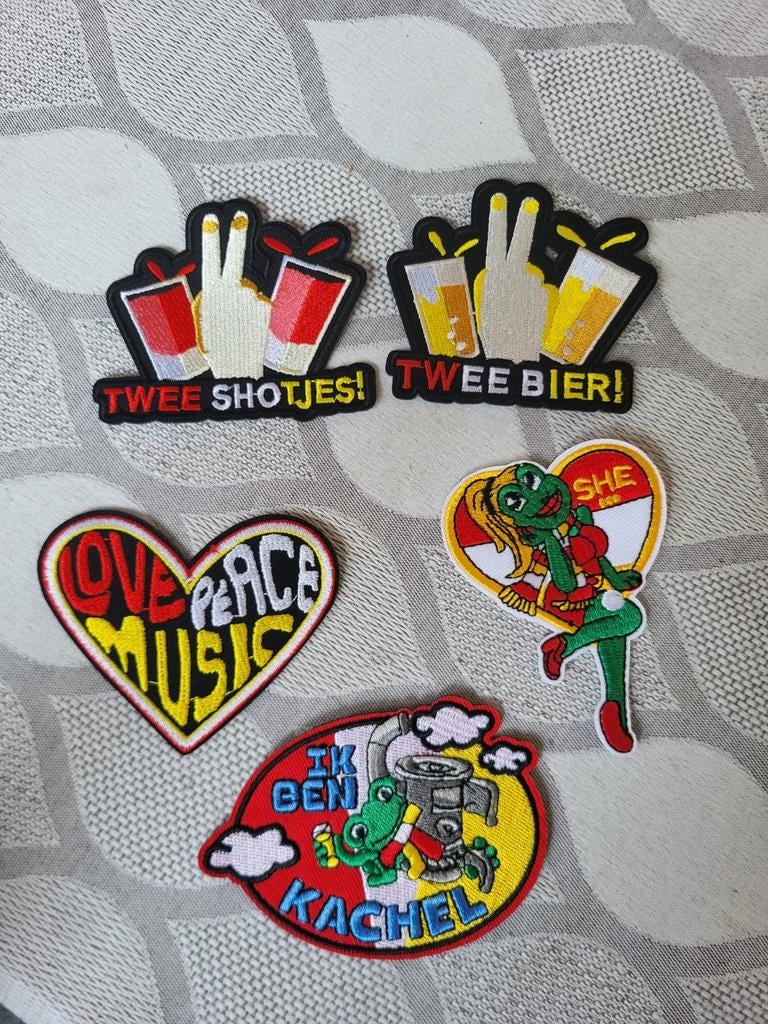 Oeteldonk emblemen - Carnaval patches, Ophalen, Nieuw, Overige applicaties