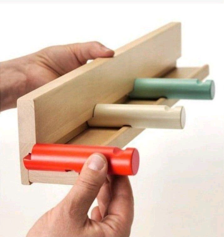 IKEA PS 2014 speelse houten kapstok voor kinderkamer of hal, Ophalen of Verzenden, Zo goed als nieuw, Kapstokje
