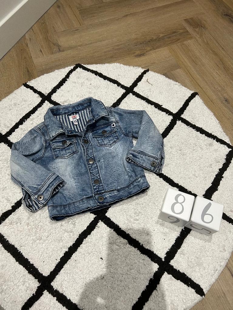 ZGAN blauw Tumble N Dry baby spijkerjas jeans jack jas 86, Tumble 'n Dry, Jongetje of Meisje, Ophalen of Verzenden, Zo goed als nieuw