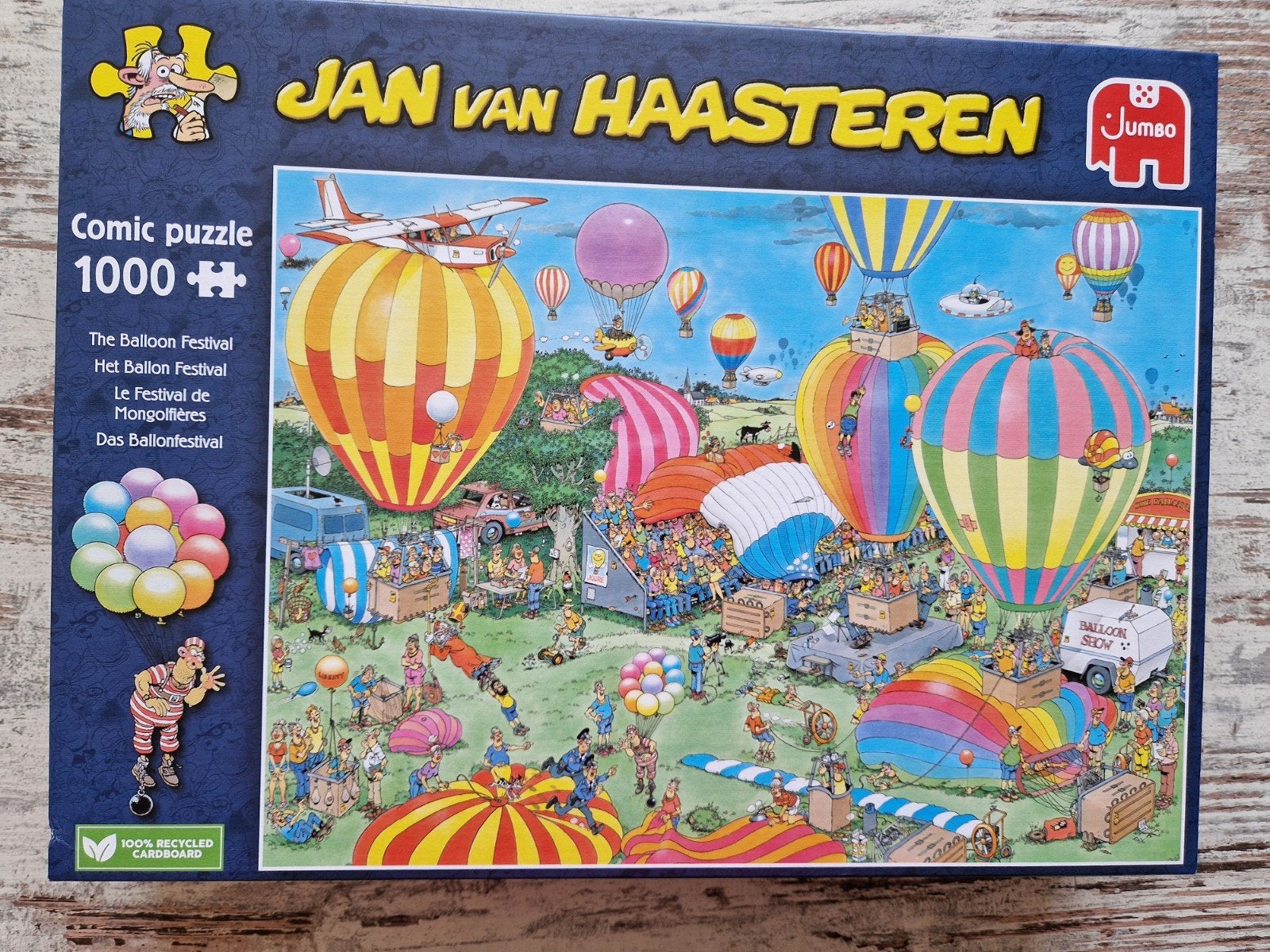 Jan van Haasteren puzzel Het Ballon Festival, Ophalen of Verzenden, 500 t/m 1500 stukjes, Zo goed als nieuw