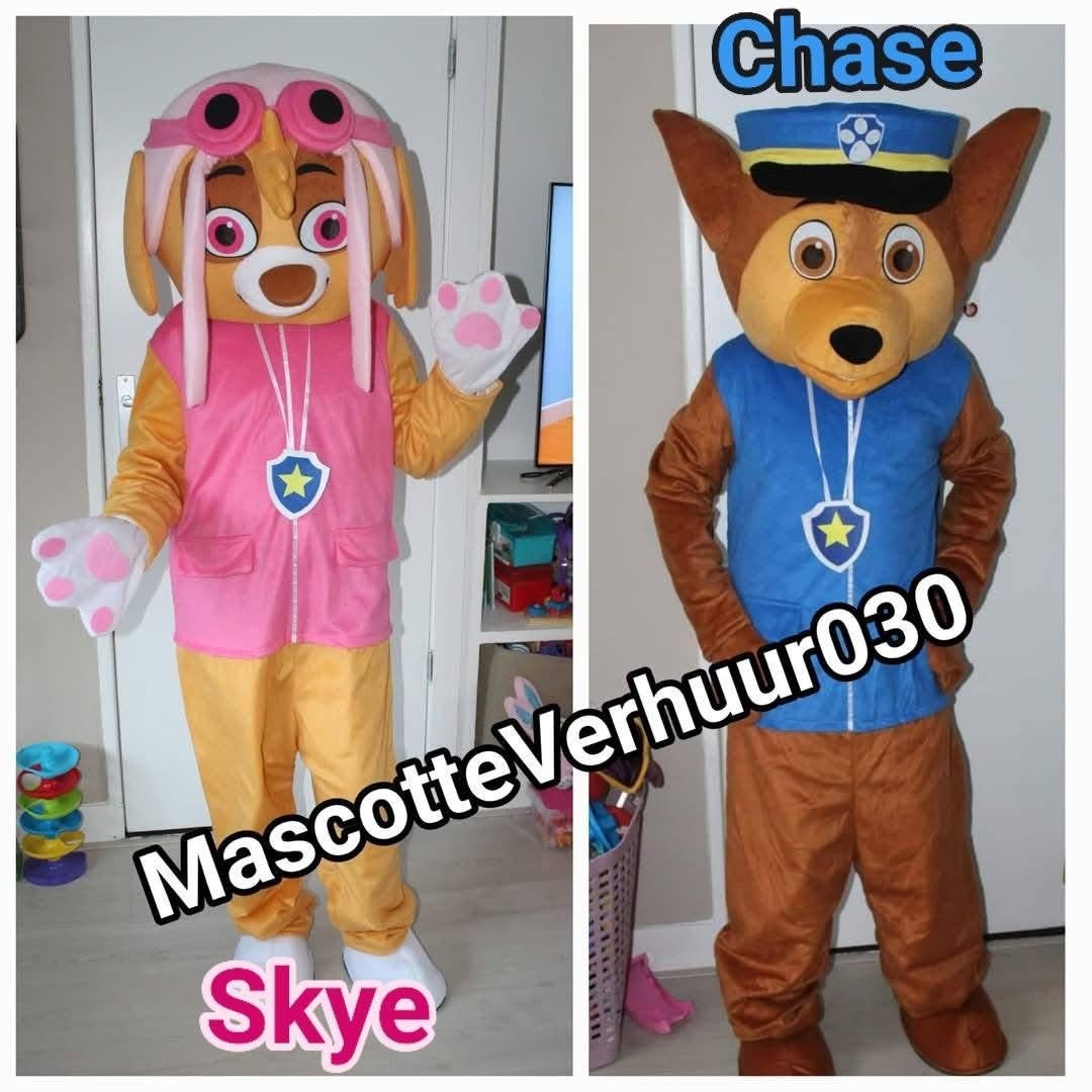 Skye en chase samen op jouw feestje mascotte huren pak huren, Ophalen, Nieuw