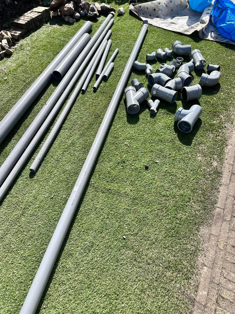 PVC buizen en koppelstukken (nieuw!), Doe-het-zelf en Verbouw, Buizen en Afvoer, Ophalen, Pvc, Nieuw, Minder dan 2 meter