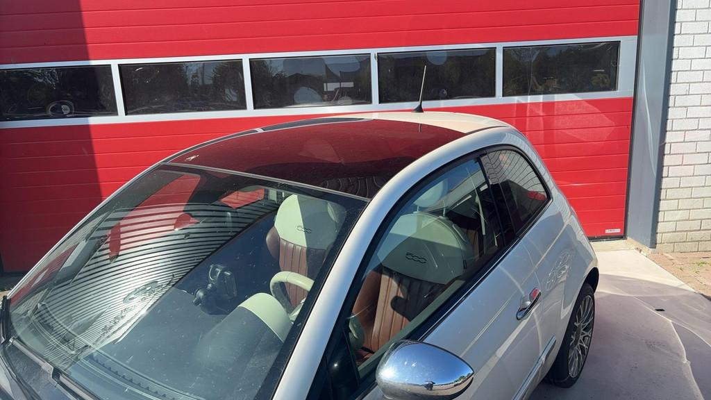 Fiat 500 0.9 TwinAir Lounge PARELMOER / BRUIN LEDER / XENON, Auto's, Fiat, Voorwielaandrijving, Euro 5, 86 pk, Gebruikt