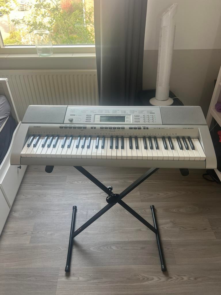 Keyboard casio ctk-4000 + standaard, Ophalen of Verzenden, Zo goed als nieuw, 61 toetsen, Casio