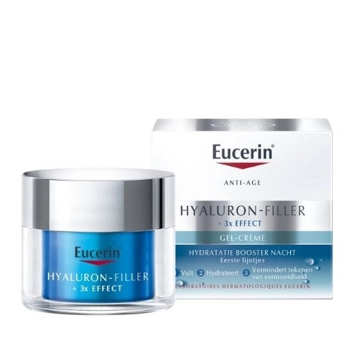 Eucerin Hyaluron-Filler + 3x EFFECT Hydratatie Booster Nacht, Verzenden, Nieuw, Gehele gezicht, Verzorging