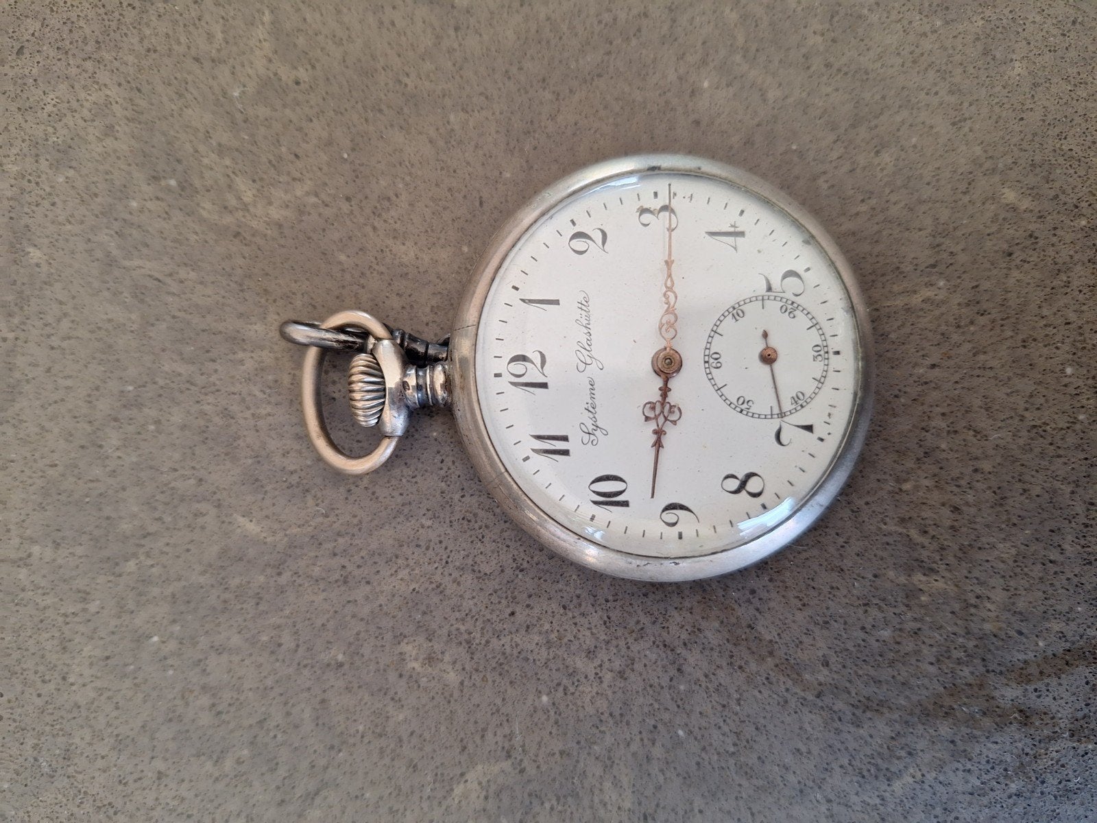 Zilveren Zakhorloge - Ancre de Precision, Ophalen, Zilver