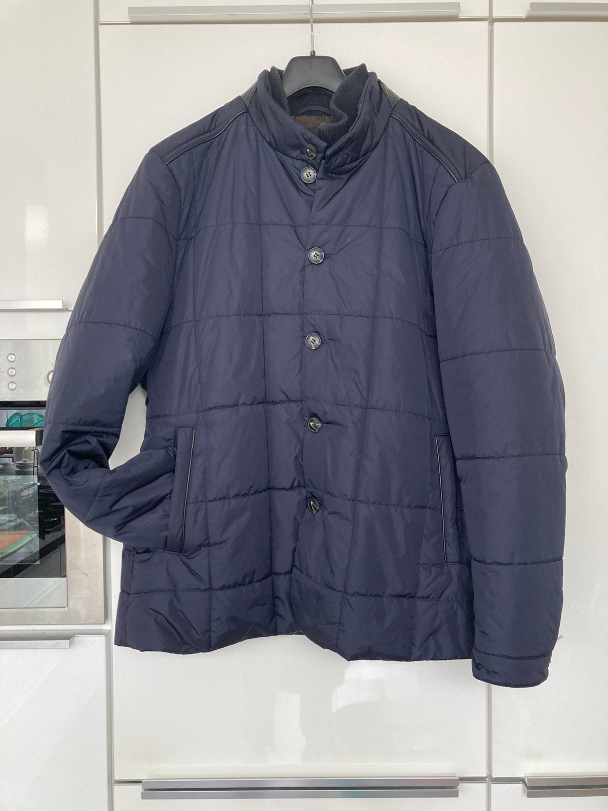 BALMAIN PARIS Herenjack. Navy. Maat 60. ( valt kleiner), Kleding | Heren, Ophalen of Verzenden, Gedragen, Maat 56/58 (XL), Blauw