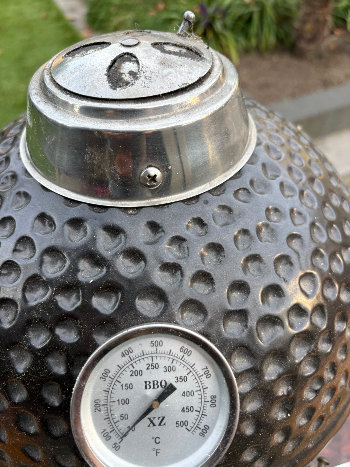Kleine kamado BBQ, Ophalen of Verzenden, Gebruikt
