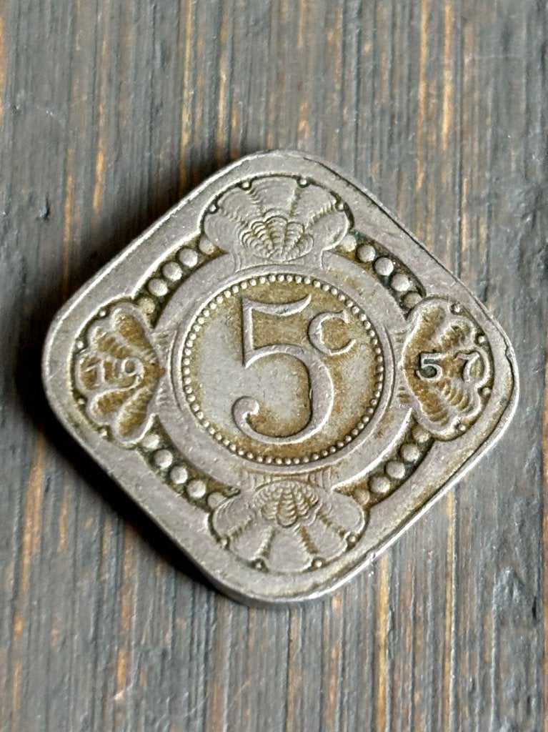 5 Cent 1957 nederlandse antillen, Ophalen of Verzenden, Koningin Juliana, 5 cent, Losse munt