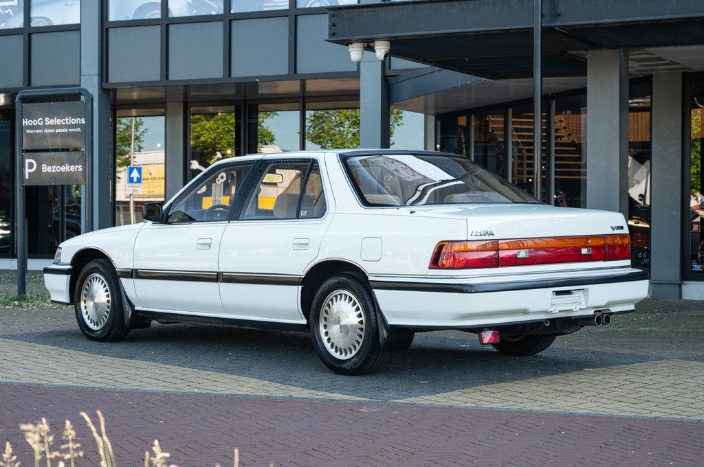 Acura LEGEND 2.7 V6 Luxury (bj 1989, automaat), Auto's, Stof, Beige, Wit, Origineel Nederlands