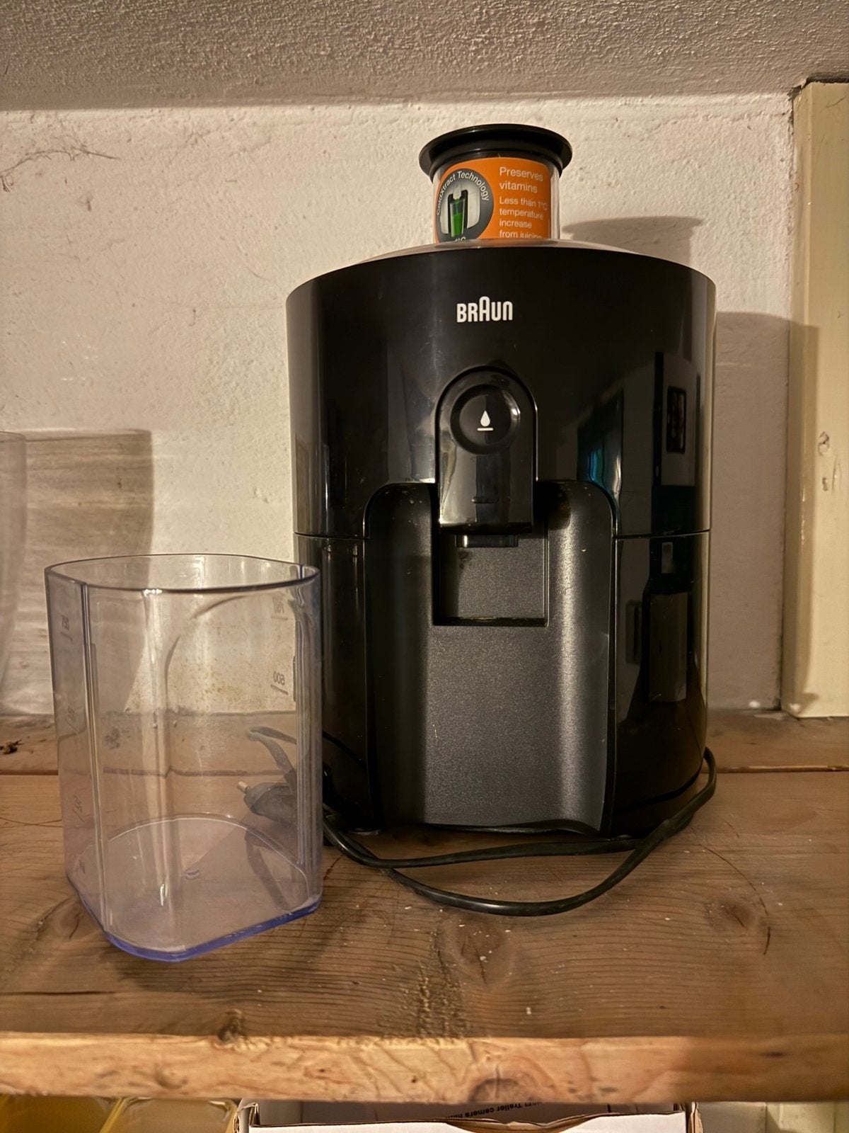 Braun sapcentrifuge, Ophalen of Verzenden, Zo goed als nieuw, Sapcentrifuge