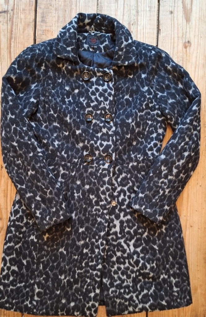 Halflange damesjas/ vintage peacoat Vive Maria maat S, Ophalen of Verzenden, Zo goed als nieuw, Maat 36 (S), Zwart