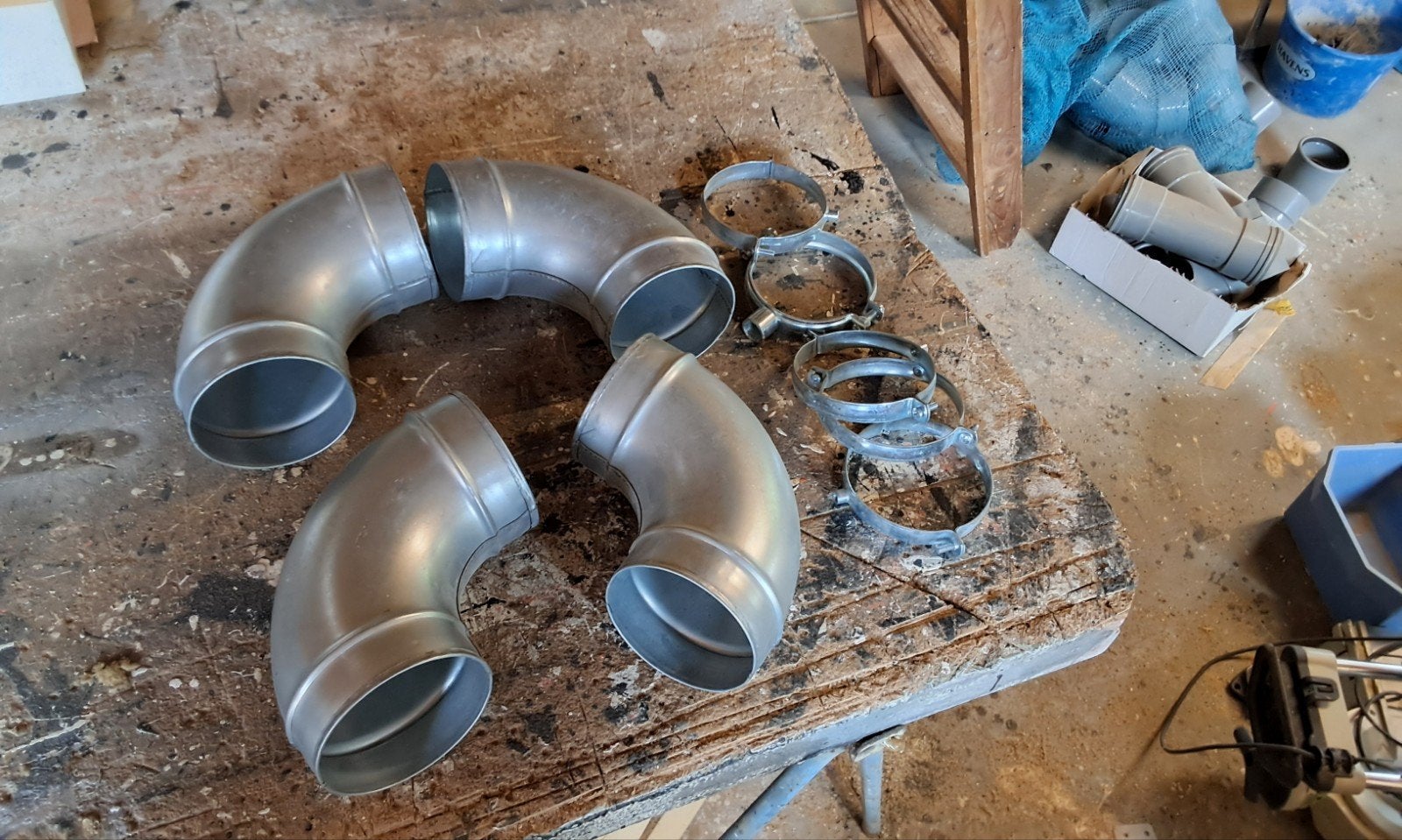 Nieuw! Rookkanaal afvoer 120 maat, Afvoer, Ophalen of Verzenden, 80 mm of meer, Nieuw