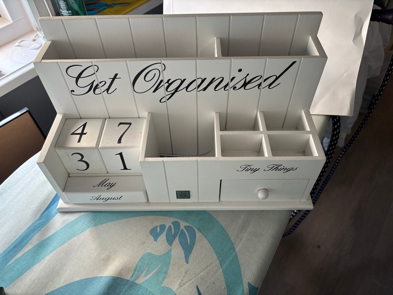 Organiser, Ophalen, Gebruikt