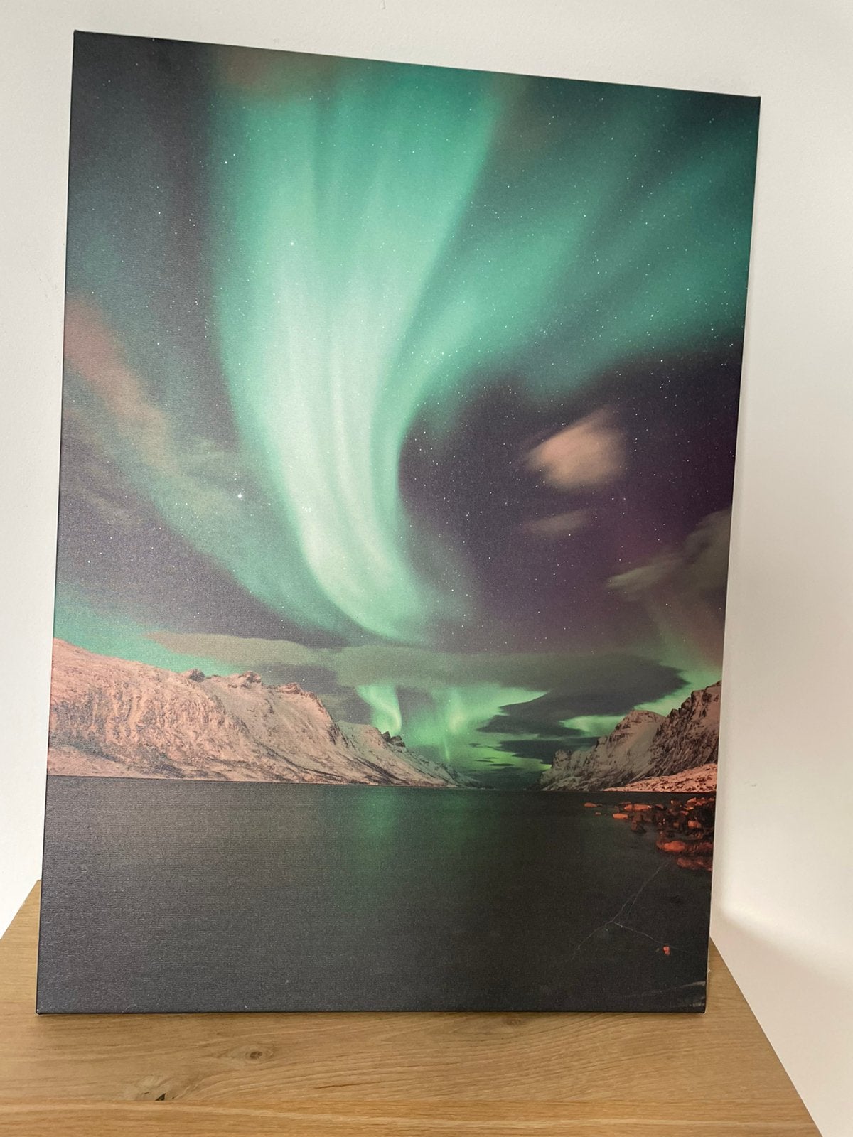 Ikea schilderij noorderlicht, Ophalen