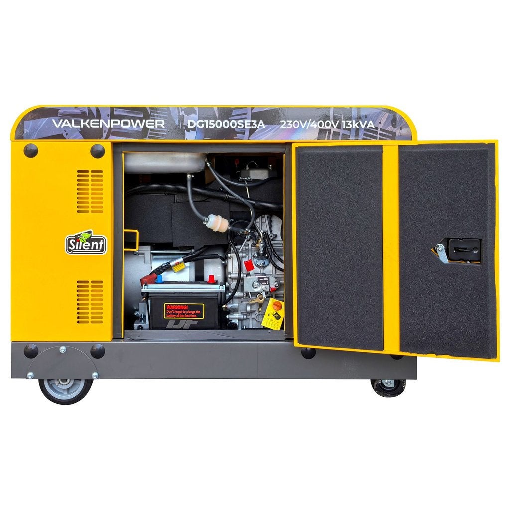 Dieselgenerator 10,5 kW geluidsgedempt, Nieuw