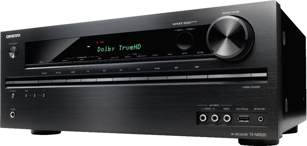 Onkyo TX-NR525 5.2 Netwerk Receiver, Gebruikt, Ophalen of Verzenden, 120 watt of meer, Onkyo