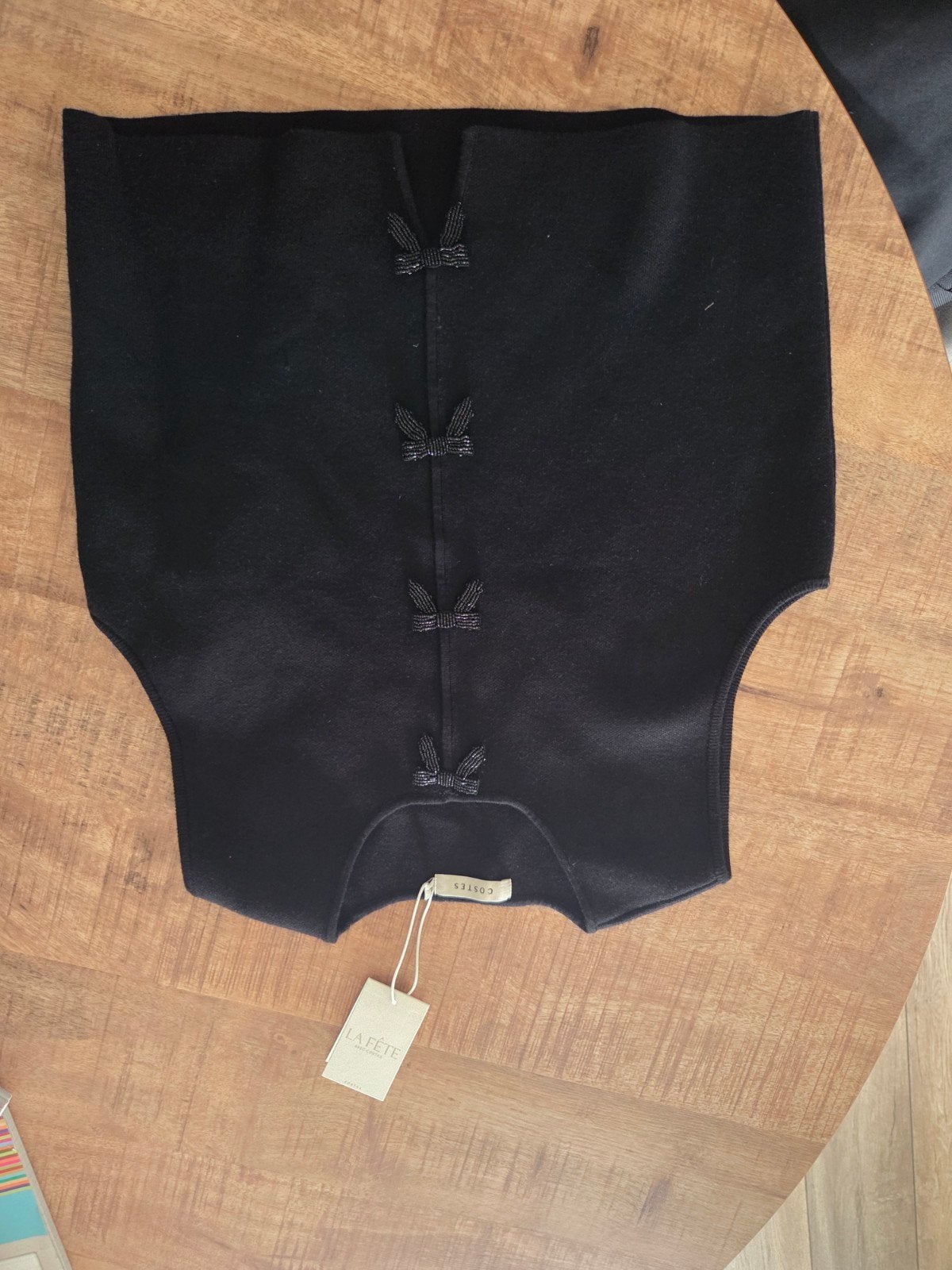 nieuwe Costes Zwart Gilet mouwloze top met Kraaltjes - Maat, Zwart, Maat 46/48 (XL) of groter, Nieuw, Ophalen of Verzenden