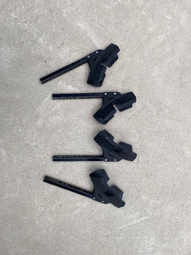 Twee stuks wielgoten spinder Hawk, Ophalen of Verzenden, Gebruikt, Trekhaakdrager