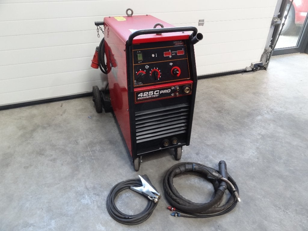 Mig/Mag lasapparaat Lincoln Powertec 425C Pro WTGK Synergic, Ophalen of Verzenden, Zo goed als nieuw, 250 ampère of meer, Co2