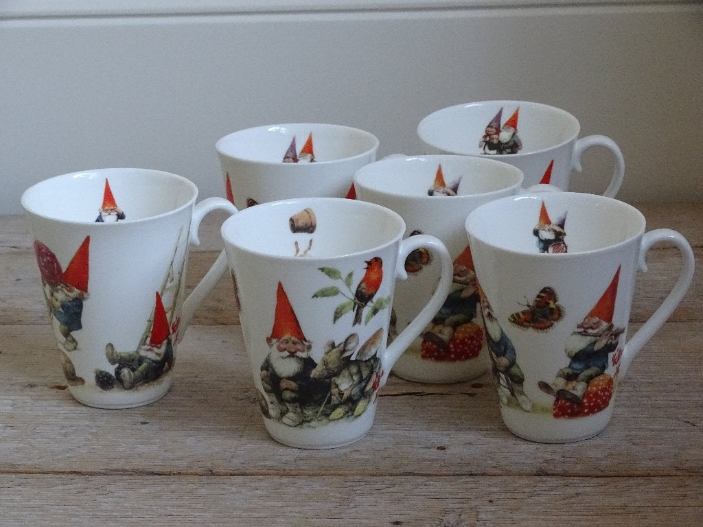 Servies Rien Poortvliet, KABOUTER, zo goed als nieuw, Overige merken, Overige typen, Ophalen of Verzenden, Zo goed als nieuw
