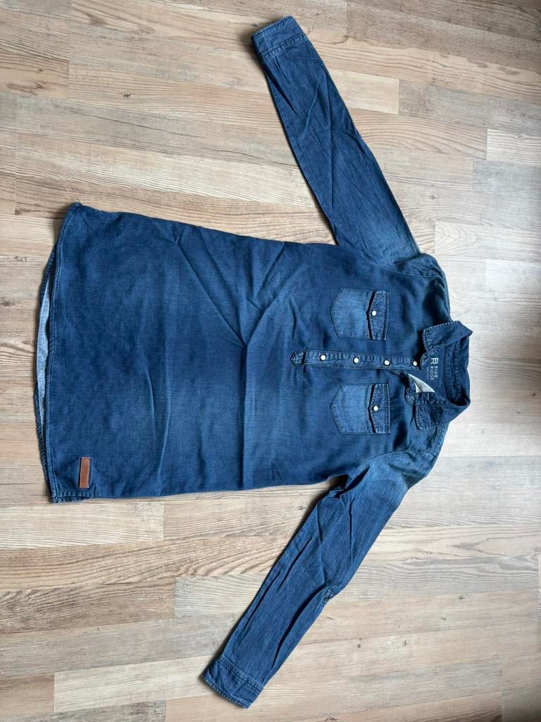 Blue Ridge soepele spijkerjurk/blouse maat 146, Kinderen en Baby's, Kinderkleding | Maat 146, Ophalen, Zo goed als nieuw, Meisje
