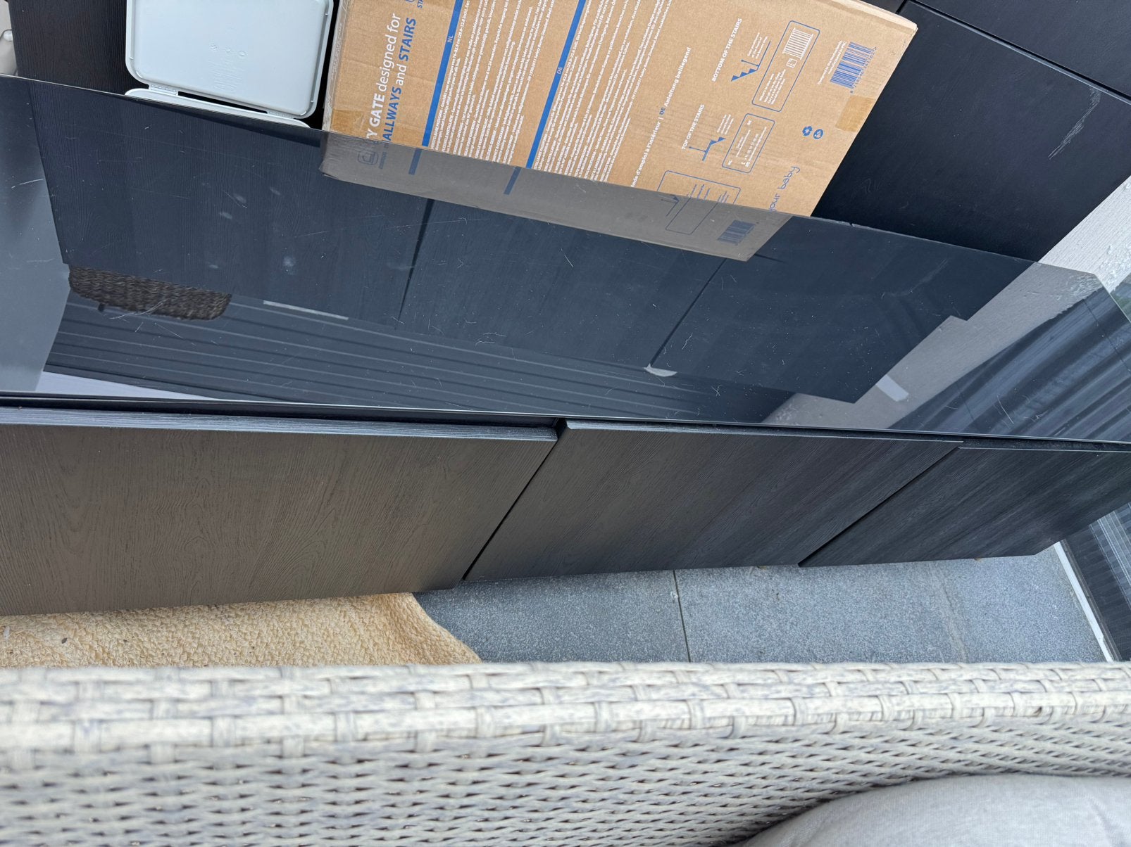 Ikea tv meubel, Ophalen, 150 tot 200 cm, Zo goed als nieuw, Minder dan 100 cm