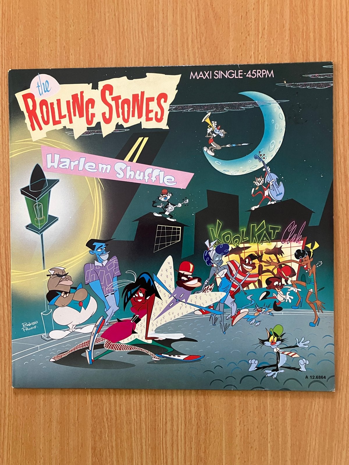 The Rolling Stones - Harlem Shuffle Maxi Single (1986), LP, Gebruikt, Ophalen of Verzenden, Classic Rock