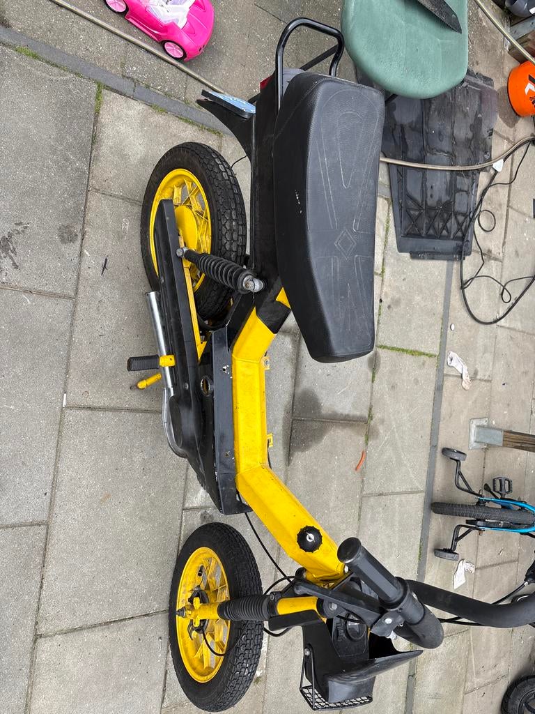 Geel zwarte gilera citta- Opknapper WAARDE BEPALING, Ophalen, Gebruikt, Maximaal 25 km/u