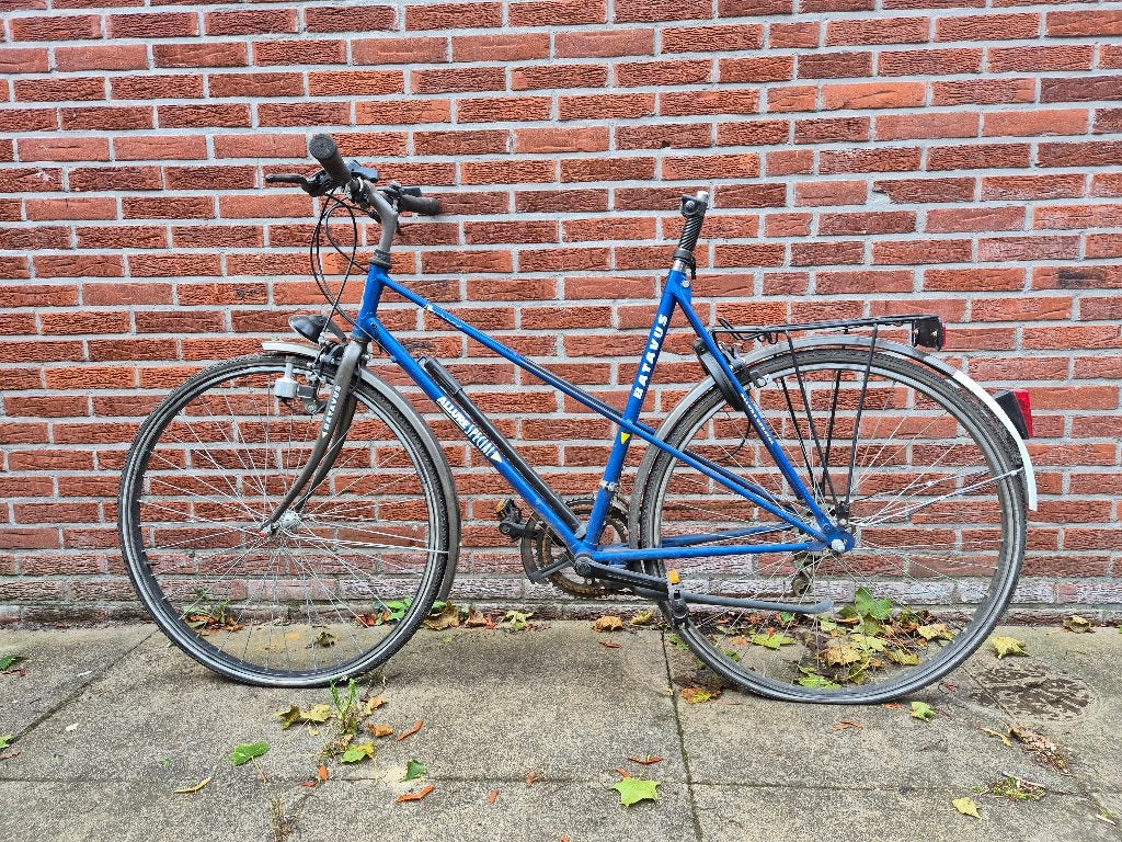 Blauwe Batavus Allure Special fiets, 12 versnellingen unisex, Gebruikt, Velgrem, Versnellingen, Batavus allure Special