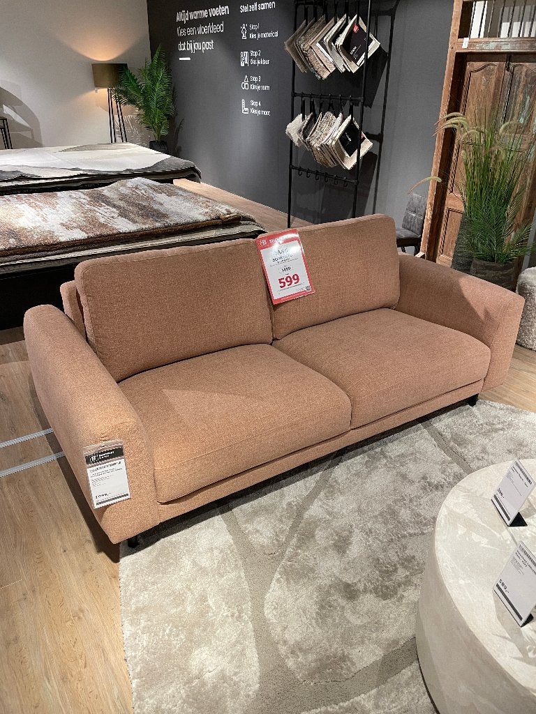 Showmodel 2,5-zitsbank Sorrento, Ophalen, Tweepersoons, 75 tot 100 cm, Zo goed als nieuw