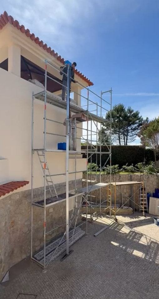 Compacte goederen lift voor ladder & steiger, Ophalen