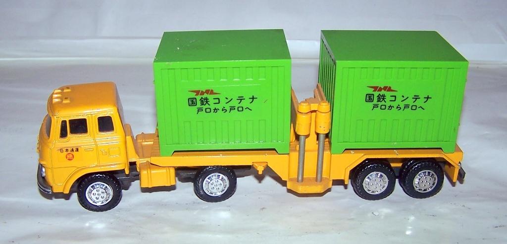Yonezawa Toys Diapet Ace Mitsubishi Fuso container car. Nw., Ophalen of Verzenden, Nieuw, Bus of Vrachtwagen, Overige merken