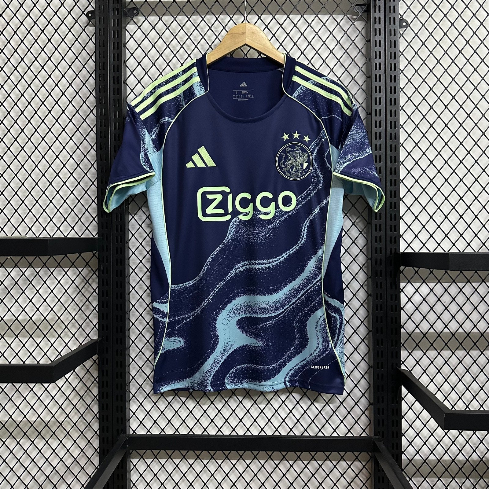 Ajax 25/26 Uit Shirt Blauw - Nieuw! Fan Versie, Verzenden, Nieuw, Shirt