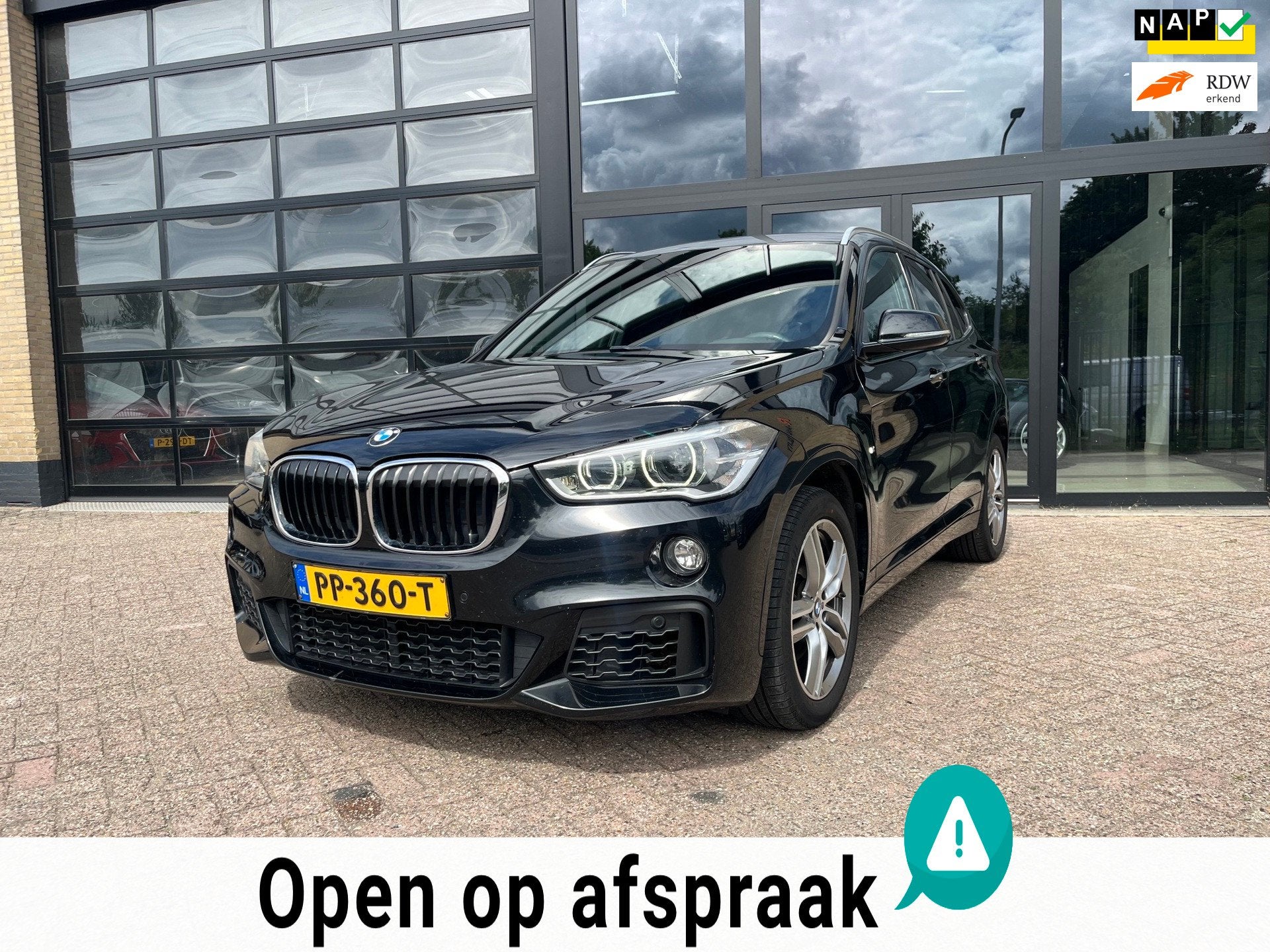BMW X1 SDrive18i High Executive, M-Pakket, Led, Auto's, Automatische klimaatregeling, Gebruikt, Zwart, 19 km/l