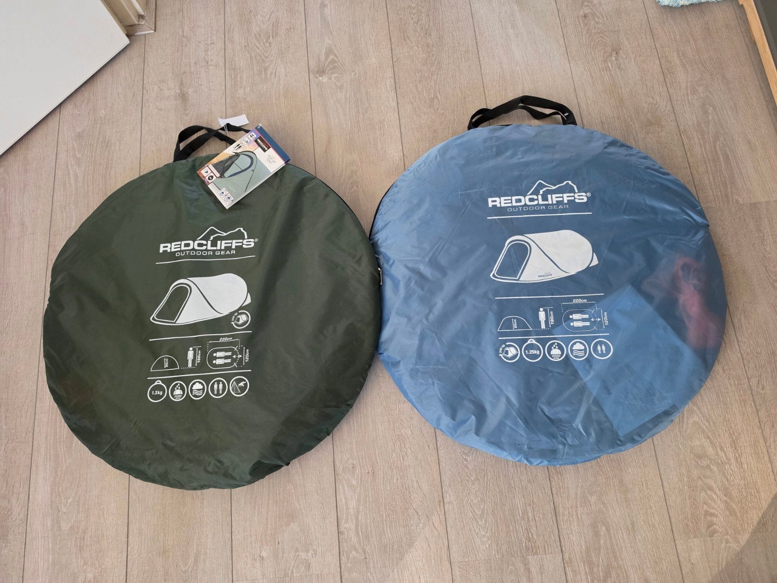2x Nieuwe Redcliffs Pop-up Tenten - 2 Persoons, Ophalen, Nieuw, Tot en met 2