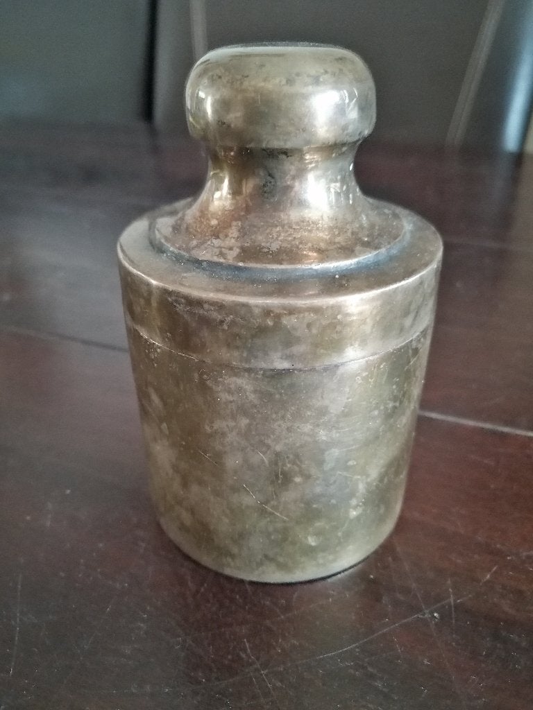 Een mooie verzilverde voorraadendoos, Ophalen of Verzenden, Zilver