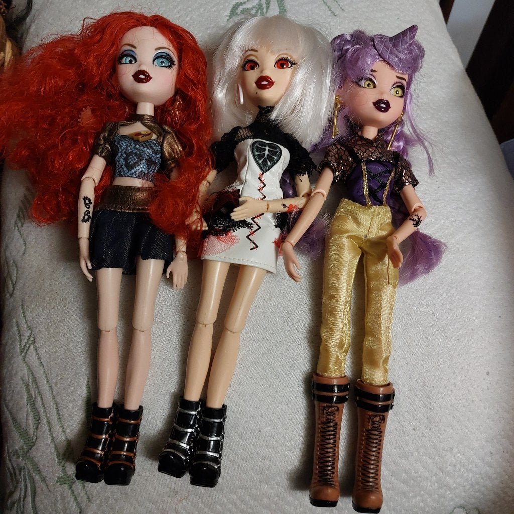 3 originele Bratzillaz modepoppen, Ophalen, Gebruikt