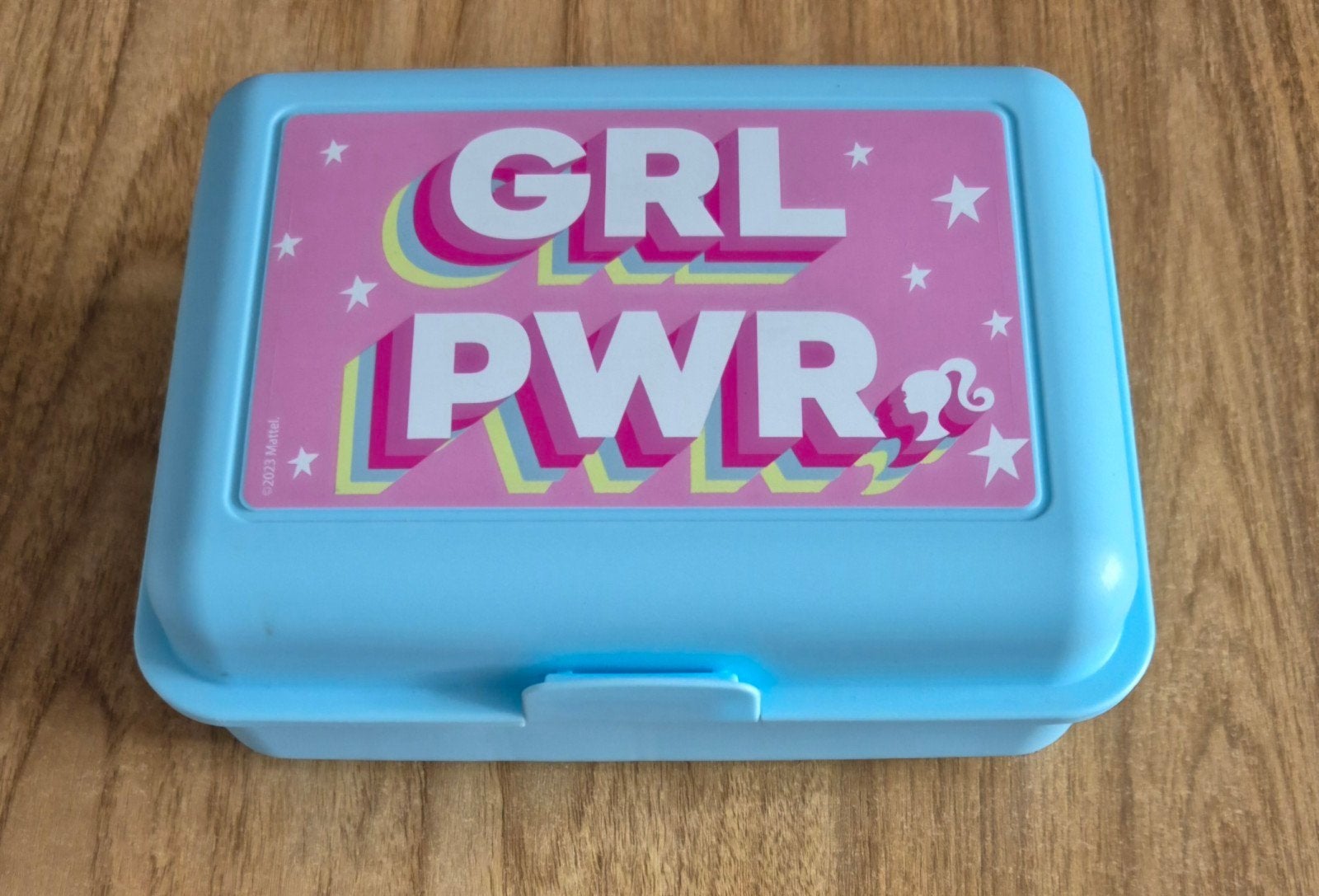 Barbie girl power broodtrommel, Ophalen of Verzenden, Zo goed als nieuw