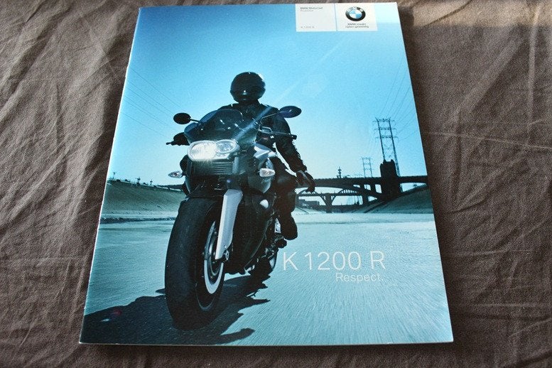 BMW K1200R 2005 motorfiets verkoop folder K1200 R, Motoren, Handleidingen en Instructieboekjes, Ophalen of Verzenden, BMW