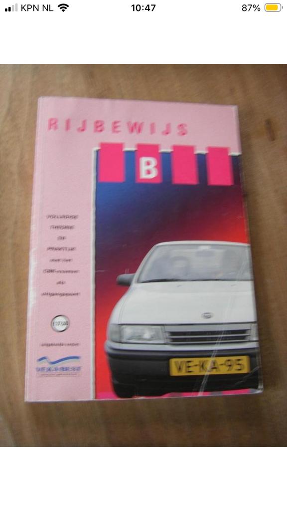 Theorie boeken Rijbewijs., Ophalen of Verzenden, Alpha, Gelezen, Niet van toepassing