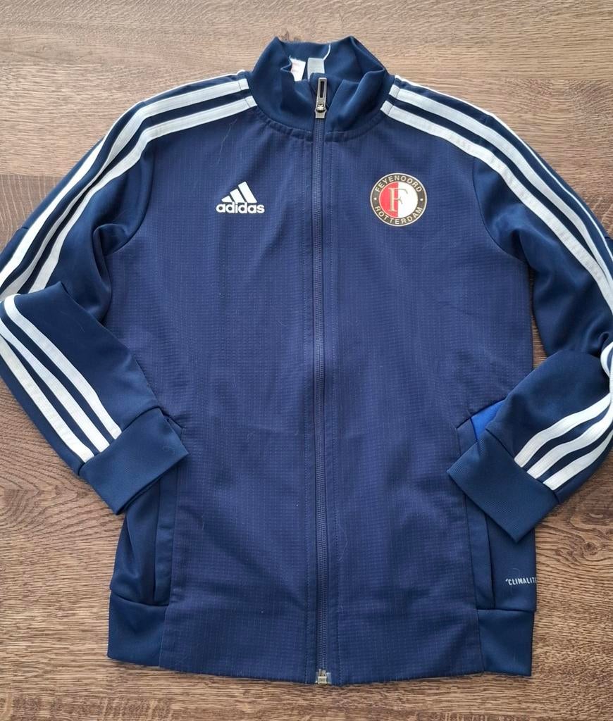 Feyenoord trainingspak maat 128, Adidas, Gebruikt, Jongen of Meisje, Ophalen of Verzenden