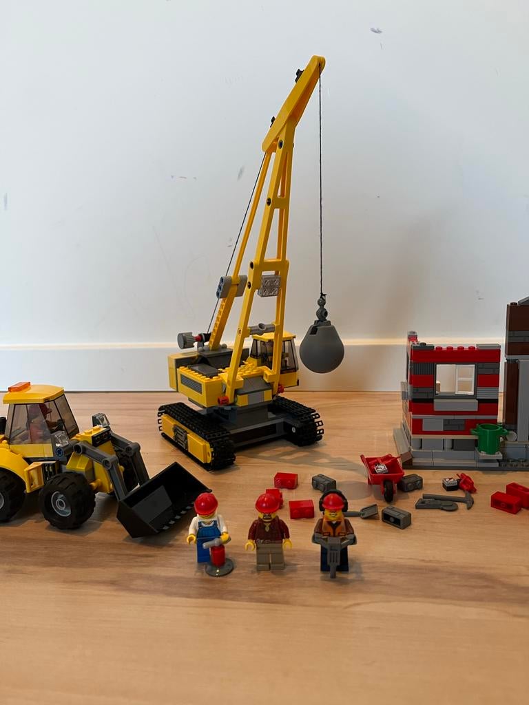 LEGO City Sloopwerkterrein 60076, Lego, Ophalen of Verzenden, Complete set, Inclusief instructies