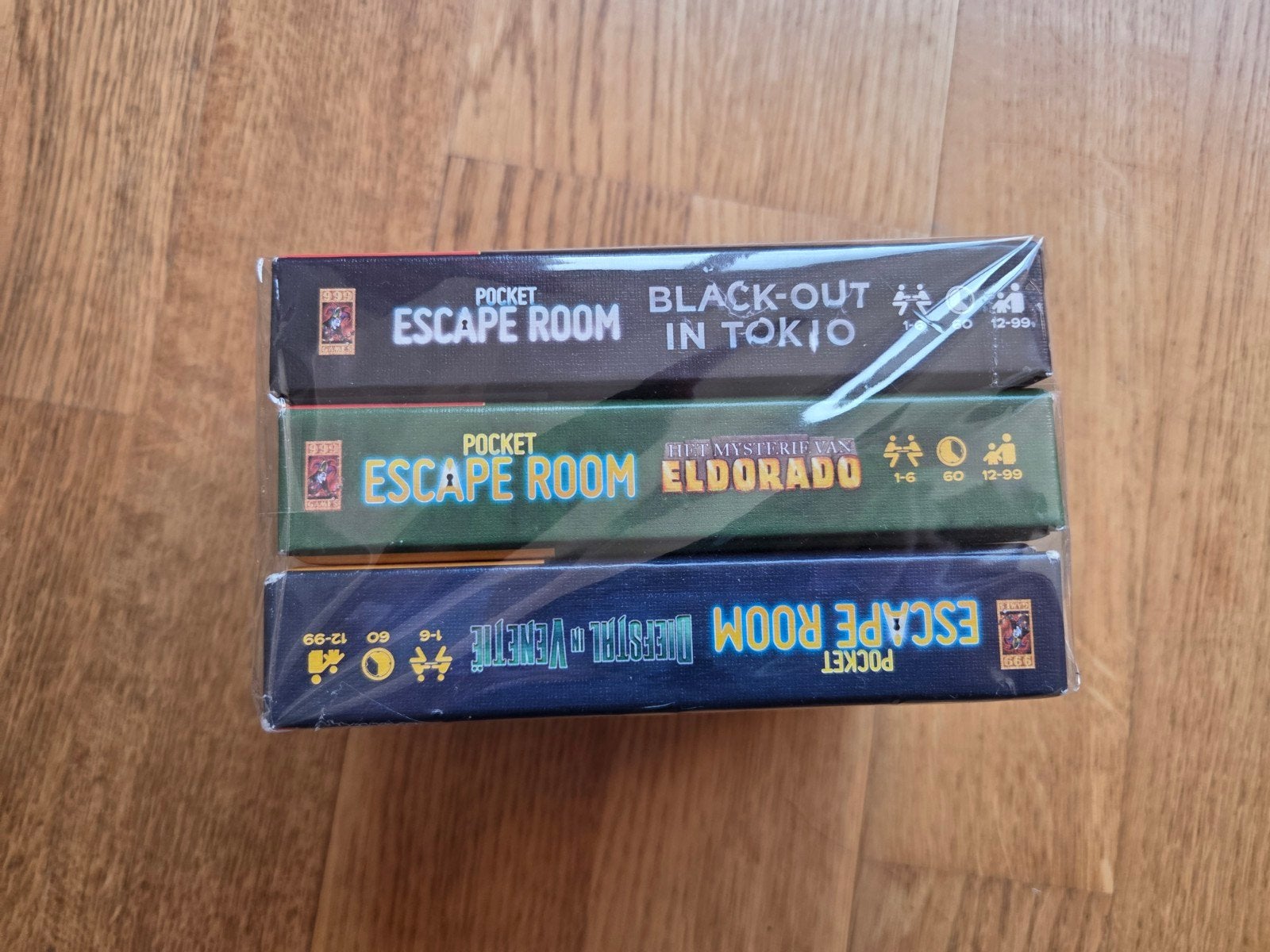 3x Pocket Escape room - 999 games, Een of twee spelers, Ophalen of Verzenden, Zo goed als nieuw, 999 Games