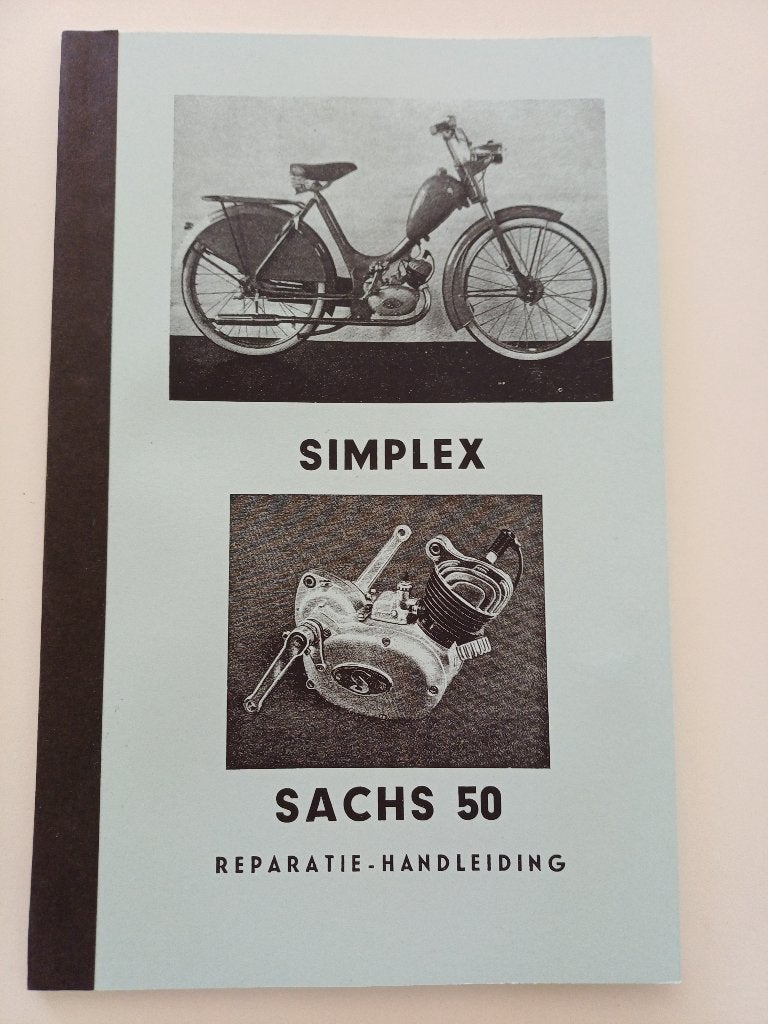 reparatiehandleiding voor de Simplex bromfiets met Sachs 50, Ophalen of Verzenden, Gebruikt