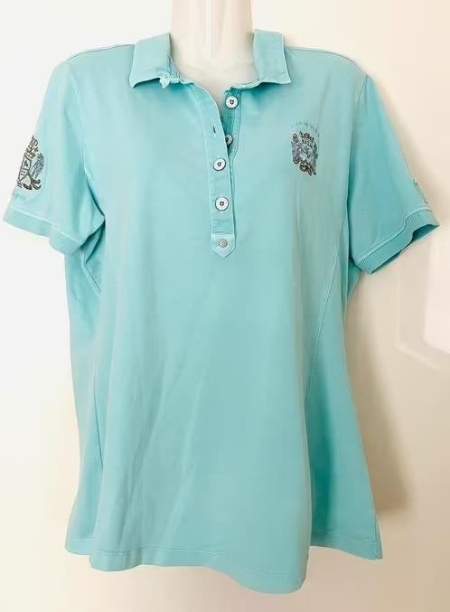 L’Argentina polo top maat 44[v], Kleding | Dames, Maat 42/44 (L), Ophalen of Verzenden, Zo goed als nieuw, Korte mouw