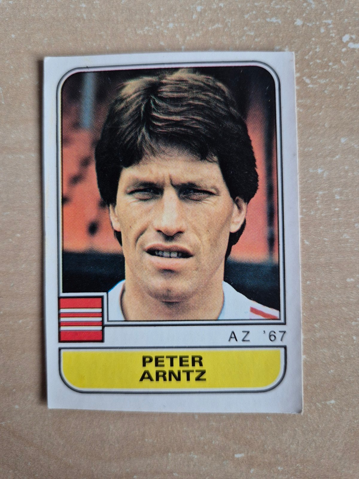 Panini Voetbal 82 Peter Arntz AZ'67, Verzamelen, Sportartikelen en Voetbal, Ophalen of Verzenden, Zo goed als nieuw, AZ, Poster, Plaatje of Sticker